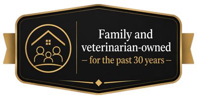 Family and veterinarian-owned for the past 30 years